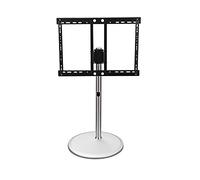 FBSHAD TV Stand TV Stand TV Stand Heavy Duty Floor-Standing TV Stand Height Adjustable TV Base Stand with Wire Management for 40-85 Inch TVs Hold Up to 154lbs TV Mount,Silver
