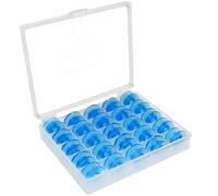 Fbshicung 25 PCS/Box Blue Bobbins #4123078 for Viking Designer Platinum,Interlude,Rose,Prelude,Daisy 4125615-45,4131825-45
