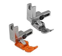 Fbshicung 2PCS Universal Foot #T3 Three in One Multifunctional Unilateral Zipper feet Sewing Flat Car Adjustable Left and Right Single-Sided Presser Foot