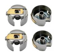 Fbshicung 4pcs Bobbin Case Compatible with Industrial Sewing Machine JUKI CONSEW Brother Singer Titanium Bobbin Case #BC-DB1-NBL