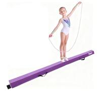 FBSPORT 270 cm Balance Beam Children's Foldable Beam Gymnastics Balance Beam for Home Training Foldable Balance Beam Gymnastics Beam with Non-Slip Base and Carry Bag