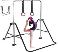 FBSPORT Gymnastics Bar, Folding Horizontal Bar Gymnastics Equipment for Kids Home Training, Expandable Gymnastics Training Bar Junior with Adjustable Height for Girls Boys