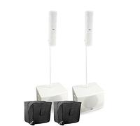 FBT Audio Vertus CS1000 Pair Package Compact Line Array White & Cover Bags