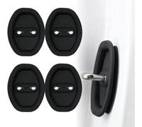 FBVVYTK 4pcs Car Door Lock Protectors, for DS 3 DS3 | AB 2023 Guard Latch Cap Noise Reduction Anti-Corrosion Automotive Interior Accessories Easy to Install,A