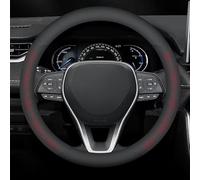 FBVVYTK Car Steering Wheel Covers,for Seat Ateca 2016-2024 Anti-slip Breathable Durable Steering Wheel Protector Comfort Grip Car Accessories,A