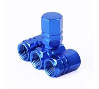 FBVVYTK Car Tyre Valve Caps, Universal Fit Material, Blue, for Renault Austral E-Tech Hybrid Esprit Alpine SUV 2022-2025, Anti-Corrosion, Dust-Proof, Leak-Proof