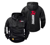 FBWZSAG Mens Hoodie for A.k.ra.p.o.vi.c Sportstyle Jacket Jumpers Hoody Long Sleeve Gym Wear Half Zip Outwear Tops Hooded Sweatshirts-HeiS||XL