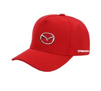 FBWZSAG Unisex Baseball Cap for Mazda Breathable Dad Hat Print Fitness Trucker Hat Plaintone Comfort Polo Hats Adjustable Snapback Hat-Red||One size