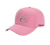 FBWZSAG Unisex Baseball Cap for Mazda Breathable Dad Hat Print Fitness Trucker Hat Plaintone Comfort Polo Hats Adjustable Snapback Hat-Pink color||One size