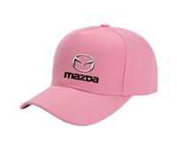 FBWZSAG Unisex Dad Hat for Mazda Breathable Plaintone Snapback Hat Active Trucker Hat Adjustable Printing Golf Hat Comfy Baseball Cap-Pink color||One size