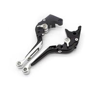 Fbxmjoa Brake Lever Handle for Suzuki GSX-S1000GX 2024-2025 Adjustable Motorcycle Folding Extendable Brake Clutch Lever(C Silver)