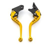 Fbxmjoa Brake Lever Handle for Suzuki GSXR1000 GSX-R1000 GSXR GSX-R 1000 K7 K8 2007 2008 CNC Adjustable Brake Clutch Lever Motorcycle Accessories(147mm Gold)