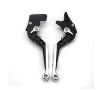 Fbxmjoa Brake Lever Handle for Suzuki GSXR750 GSXR600 GSXR 600 K7 2006-2010 Motorcycle Aluminum Brake Clutch Lever Handle(Fold Extend Gold)