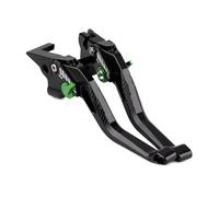 Fbxmjoa Brake Lever Handle for Z750 Z 750(Not Z750S Model) 2007 2008 2009 2010 2011 2012 Accessories Motorcycle Short Brake Clutch Levers Handle(Black Green)
