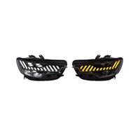 Fbxmjoa Car Headlight Headlamp 1 Pair LED Upgrade Headlights With DRL Turning Headlight For A6 C7 2012 2013 2014 2015 Daytime Running Lights(Factory halogen)