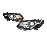 Fbxmjoa Car Headlight Headlamp Car Head Lamp Upgrade Modified To Dynamic Turn Signal Car LED Headlight Assembly For Discovery For Sport 2016 2017 2018 Daytime Running Lights