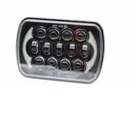 Fbxmjoa Front Lamp 7x6'' 5X7 LED Headlight White DRL For Dodge For Ramcharger For Ram For Pickup For W250 For Van 1986 1987 1988-1993 Headlamp Assembly(1piece C)