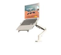 FBXRXZFPJ Laptop stand mechanical arm suspended desktop elevated rack support cooling bracket shelf game book shelf F80-FP white