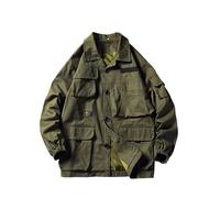 FBYDLL Men'S Warm Denim Jacket - Military Cowboy Top Men Army Jean Coats, Male Mens Bomber Jackets Windbreaker Loose Fit Overcoat Plus Size Winter Outwear M - 5Xl,Gray,3Xl