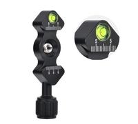 FC-25 Quick Release Plate Clamp Adapter 3/8" Screw with Spirit Level for RSS Arca-Swiss Benro Tripod Ballhead