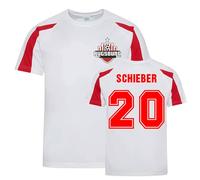 FC Augsburg Junior Julian Schieber Sports Training Jersey in White | Size: 7-8 Years FC Augsburg White 7-8 Years