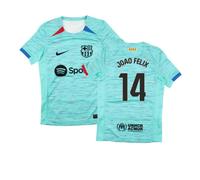 FC Barcelona 2023 - 2024 Third Shirt - Joao Felix 14 in Blue | Size: Small FC Barcelona Blue S