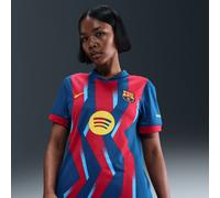 FC Barcelona 2025/26 Stadium Fourth Women’s Nike Dri-FIT Football Replica Jersey - Blue - Polyester S (UK 8-10)