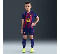 FC Barcelona 2026 Stadium Home Younger Kids' Nike Football Replica 3-Piece Kit - Blue - Polyester