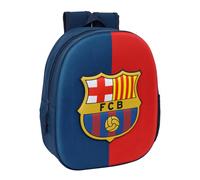 FC Barcelona 3D Backpack 34x30x10cm Blue/Red School Travel Boys Football Fans