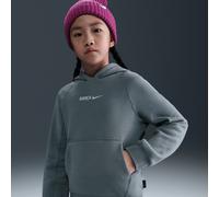 FC Barcelona Air Older Kids' Nike Football Pullover Hoodie - Grey - Cotton M