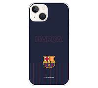 FC Barcelona Barsa Case for iPhone 14, Blue Background to Protect Your Mobile, Flexible Silicone iPhone Case with Official Licensed FC Barcelona