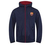 FC Barcelona Boys Jacket Shower Windbreaker Kids OFFICIAL Football Gift