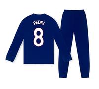 FC Barcelona Boys Pedri 8 Long Pyjamas Reflex Blue - Age 11-12 Years