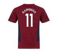 FC Barcelona Boys Raphinha 11 Poly T-Shirt Red 12-13 Years