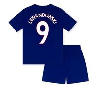 FC Barcelona Boys Short Pyjamas Lewandowski 9 Reflex Blue - Age 8-9 Years