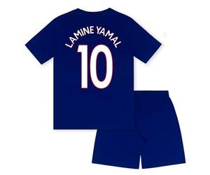 FC Barcelona Boys Short Pyjamas - Official Kids Football Sleepwear Gift