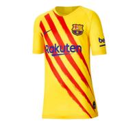 FC BARCELONA Boys Yellow NIKE 4th Stadium Football Shirt Jersey BNWT