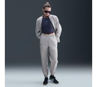 FC Barcelona Essential Repel Women's Nike Football Mid-Rise Woven Joggers - Grey - Polyester L (UK 16-18)