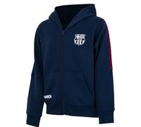 FC Barcelona FC Barcelona Official Collection Boys' Zipped Hooded Sweatshirt - 14 Years