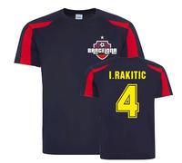 FC Barcelona Ivan Rakitic Sports Training Jersey in Navy | Size: XL FC Barcelona Navy XL