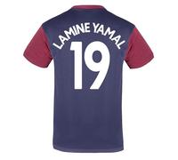 FC Barcelona Mens Lamine Yamal 19 Poly T-Shirt Red XL