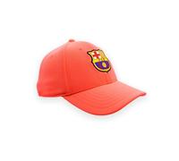 FC Barcelona Neon Orange Cap with License - Adjustable Adult Size