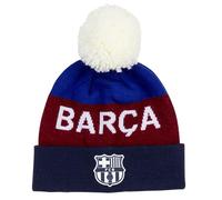 FC Barcelona Official Collection Football Supporter Pompom Hat - Men's Size