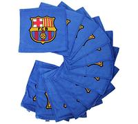 FC Barcelona Official Football Crest Face Cloth / Flannel Set (Pack Of 1) (30cm x 30 cm) (Blue)