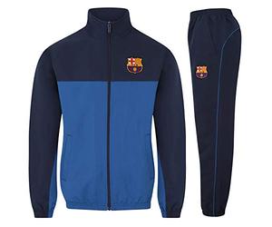FC Barcelona Official Football Gift Boys Tracksuit Set Navy Blue 8-9 Years MB