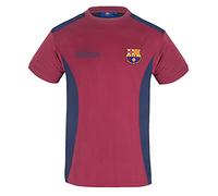 FC Barcelona Official Football Gift Mens Poly T-Shirt Red XXL