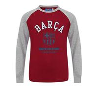 FC Barcelona Official Gift Kids Crest Long Sleeve T-Shirt Red 2-3 Years