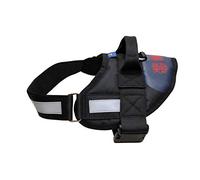 FC BARCELONA - Padded Dog Harness, Breathable, Adjustable, Reflective Harness, for Small Dogs, Size S, 3 Available Sizes, Blue, Official Product (CyP Brands)
