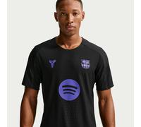 FC Barcelona Strike Elite Away Men's Kobe Dri-FIT ADV Soccer Short-Sleeve Knit Top - Black - Polyester XL