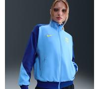 FC Barcelona Strike Fourth Women's Nike Dri-FIT Football Anthem Jacket - Blue - Polyester L (UK 16-18)